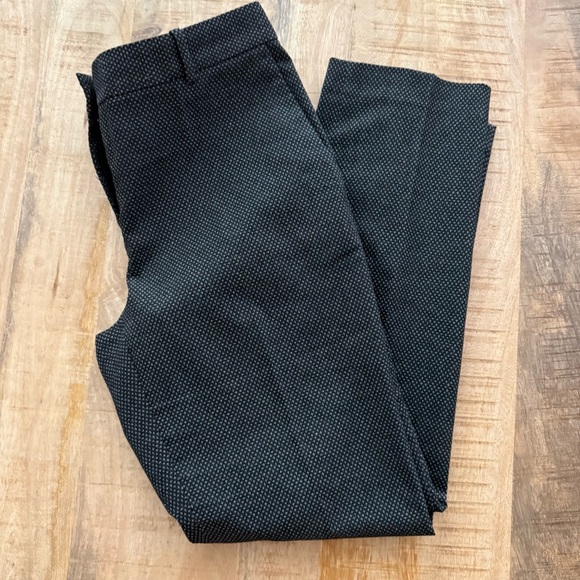 Ann Taylor Black Textured Women's Trousers Dress Pants Career Business Casual - Picture 1 of 8